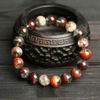 Wealth - Accumulating Green Phantom Single - Loop Bracelet! Four Seasons & Multicolor Phantom Lovers' Style with Basin Design - Oriental Culture Shop
