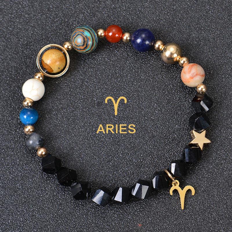 Astrological Healing Bracelet of Eight Planets and Twelve Zodiac Signs with Power-Enhancing Energy - Oriental Culture Shop