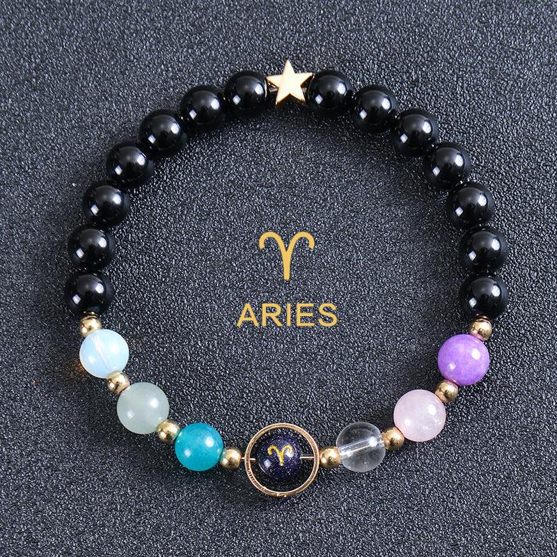 Astrological Healing Bracelet of Eight Planets and Twelve Zodiac Signs with Power-Enhancing Energy - Oriental Culture Shop