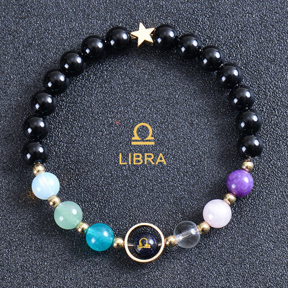 Astrological Healing Bracelet of Eight Planets and Twelve Zodiac Signs with Power-Enhancing Energy