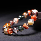 Wealth - Accumulating Green Phantom Single - Loop Bracelet! Four Seasons & Multicolor Phantom Lovers' Style with Basin Design - Oriental Culture Shop
