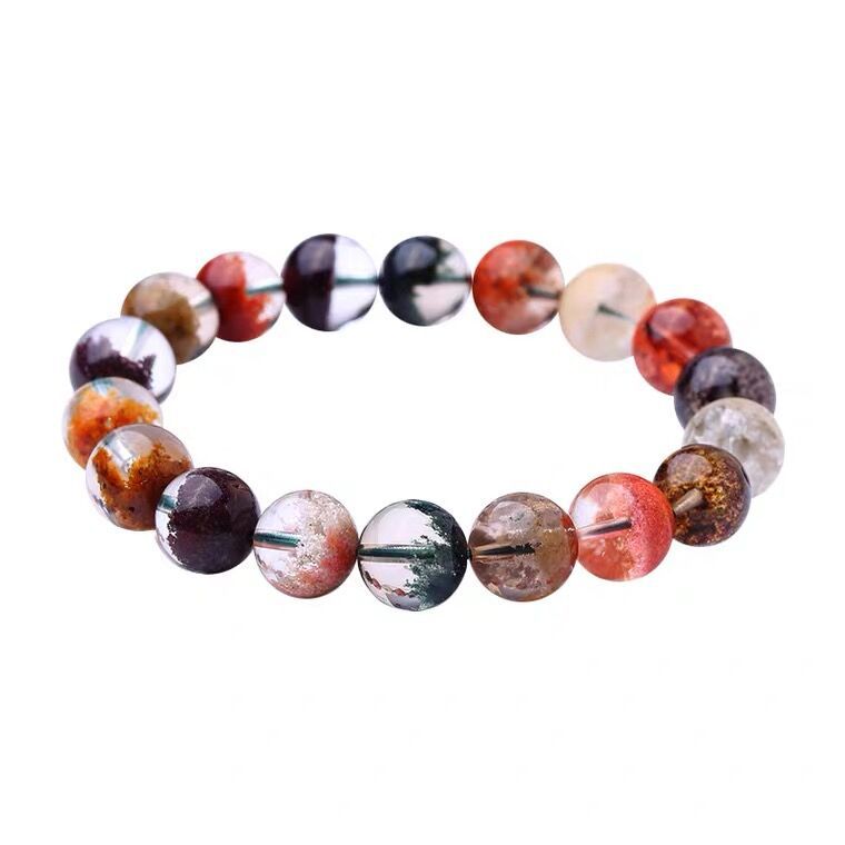Wealth - Accumulating Green Phantom Single - Loop Bracelet! Four Seasons & Multicolor Phantom Lovers' Style with Basin Design - Oriental Culture Shop