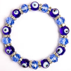 Demon's Eye Crystal Bracelet 10MMHandmade Bracelet Feng Shui Wealth Lucky Charm Spiritual Energy Crystal Protection Amulet Good Fortune Zodiac Bead , healing function! Feng Shui recommended. - Oriental Culture Shop