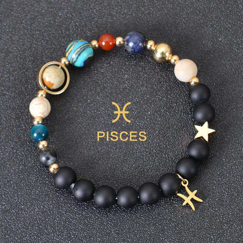Astrological Healing Bracelet of Eight Planets and Twelve Zodiac Signs with Power-Enhancing Energy - Oriental Culture Shop