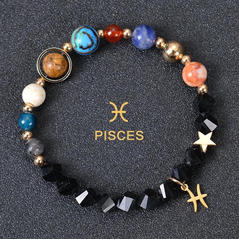 Astrological Healing Bracelet of Eight Planets and Twelve Zodiac Signs with Power-Enhancing Energy - Oriental Culture Shop