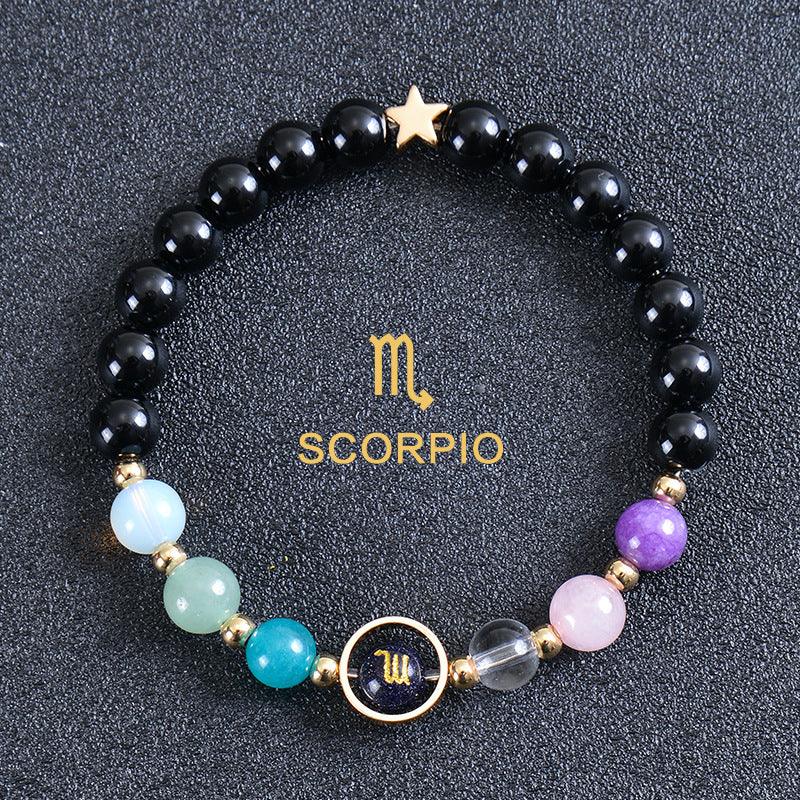 Astrological Healing Bracelet of Eight Planets and Twelve Zodiac Signs with Power-Enhancing Energy - Oriental Culture Shop