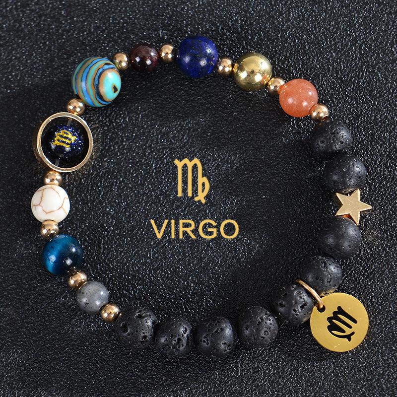 Astrological Healing Bracelet of Eight Planets and Twelve Zodiac Signs with Power-Enhancing Energy - Oriental Culture Shop