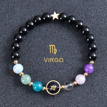 Astrological Healing Bracelet of Eight Planets and Twelve Zodiac Signs with Power-Enhancing Energy