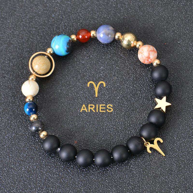 Astrological Healing Bracelet of Eight Planets and Twelve Zodiac Signs with Power-Enhancing Energy - Oriental Culture Shop