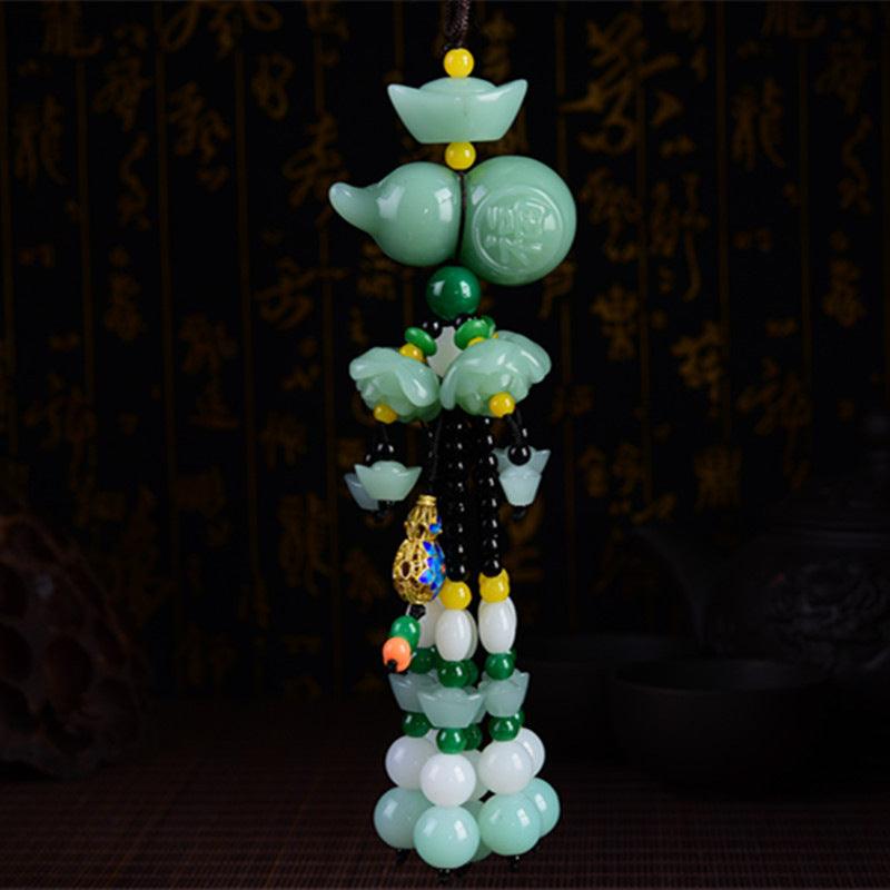 Car rearview mirror pendant, ——peace symbol, bless peace, reduce driving fatigue. - Oriental Culture Shop