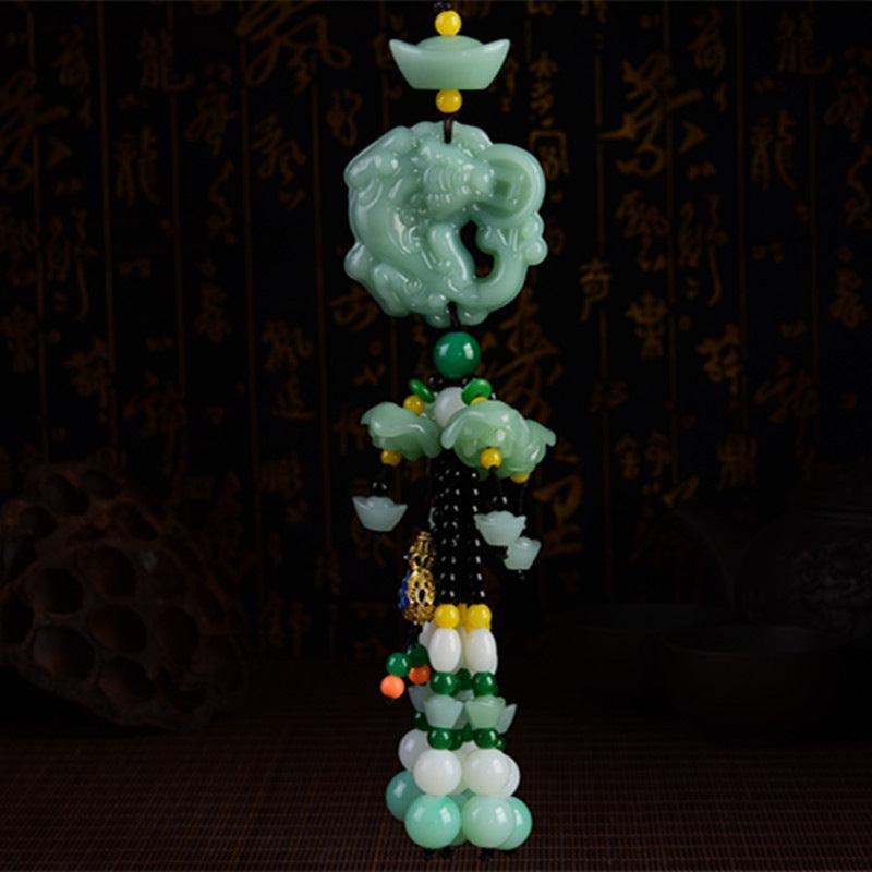 Car rearview mirror pendant, ——peace symbol, bless peace, reduce driving fatigue. - Oriental Culture Shop